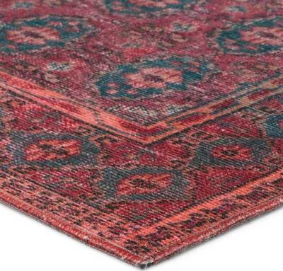 Harman Hold K Lester Kalinar Red 3'1" x 12' Runner Rug