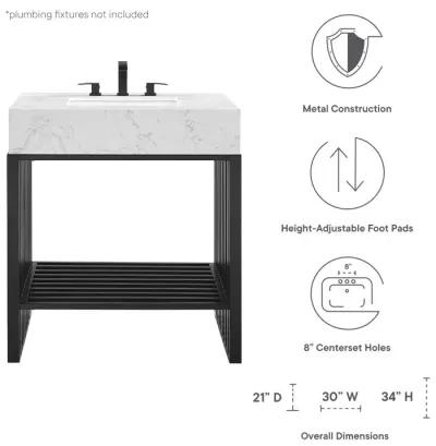 Gridiron 30" Bathroom Vanity