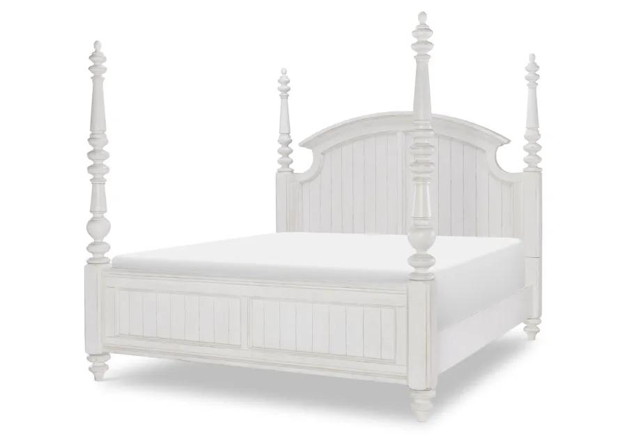 Cottage Park Cal King Poster Panel Bed