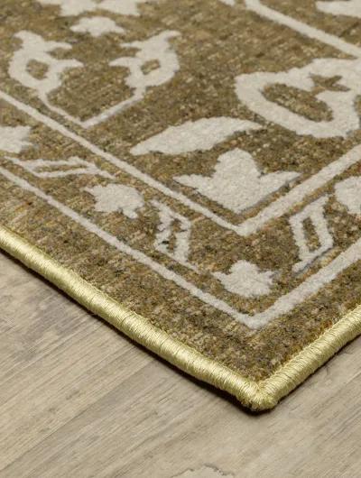 Intrigue 5'3" x 7'6" Gold Rug