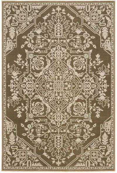 Intrigue 5'3" x 7'6" Gold Rug