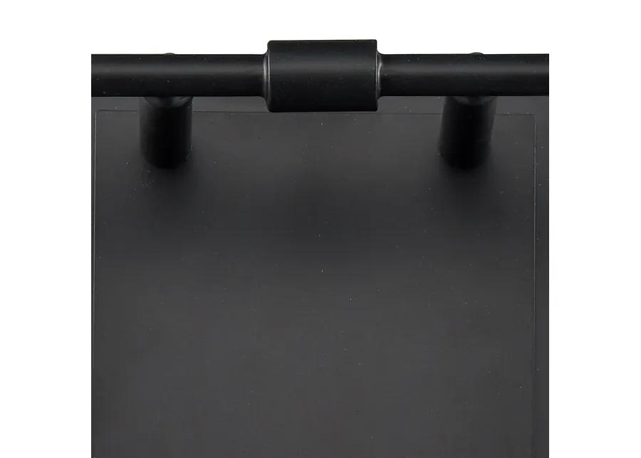 Brookville 15'' Wide 2-Light Black Vanity Light