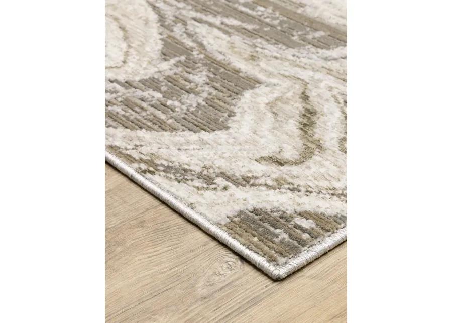 Nebulous 6'7" x 9'6" Beige Rug