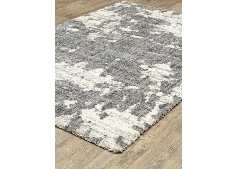 Aspen 7'10" x 10'10" Grey Rug