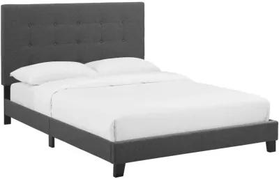 Modway - Melanie Full Tufted Button Upholstered Fabric Platform Bed