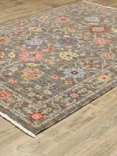 Lucca 9'10" x 12'10" Grey Rug