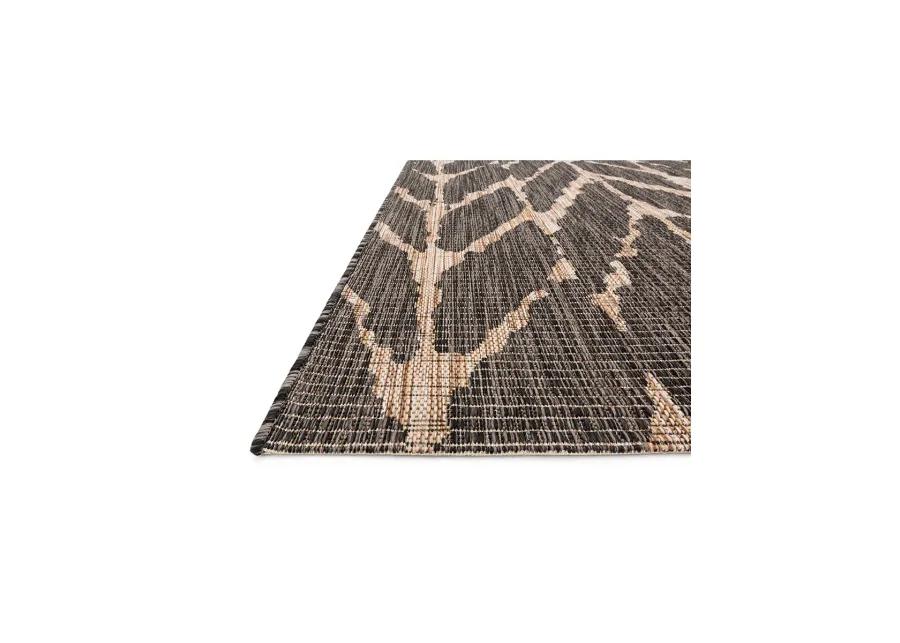 Isle IE02 Charcoal/Mocha 5'3" x 7'7" Rug