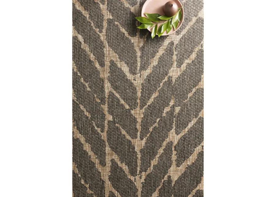 Isle IE02 Charcoal/Mocha 5'3" x 7'7" Rug