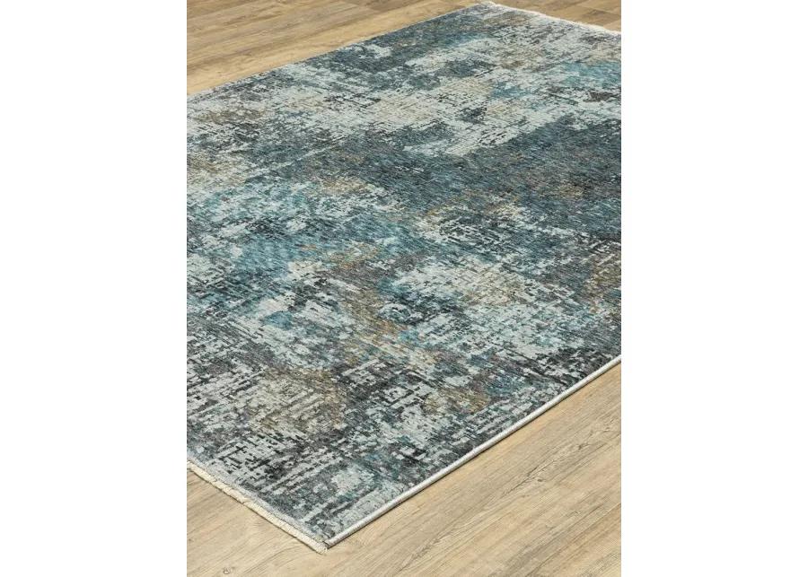 Hayden 3'3" x 5' Blue Rug