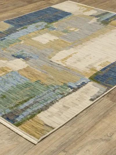 Soleri 5'3" x 7'6" Blue Rug