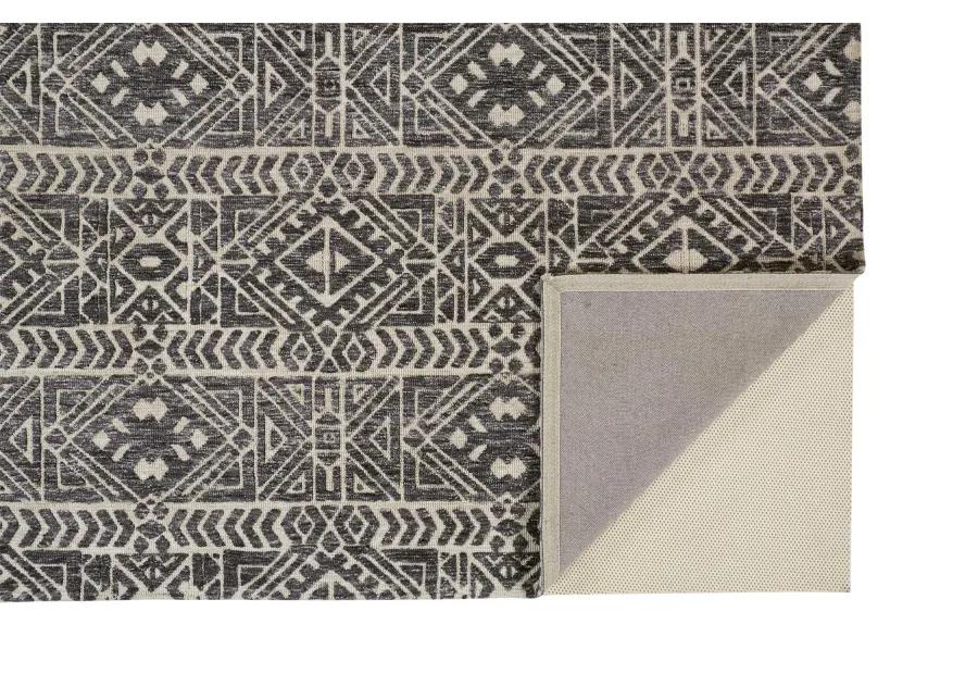 Colton 8627F Gray/Black/Ivory 3'6" x 5'6" Rug