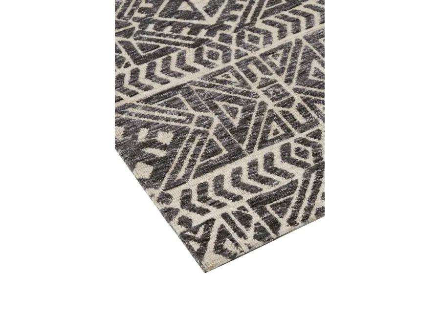 Colton 8627F Gray/Black/Ivory 3'6" x 5'6" Rug