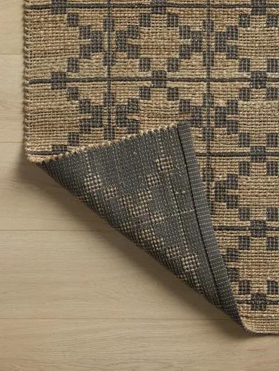 Judy JUD-05 Natural / Graphite 2''3" x 3''9" Rug by Chris Loves Julia