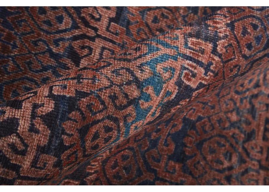 Voss 39H4F Red/Brown/Blue 8'10" x 12' Rug