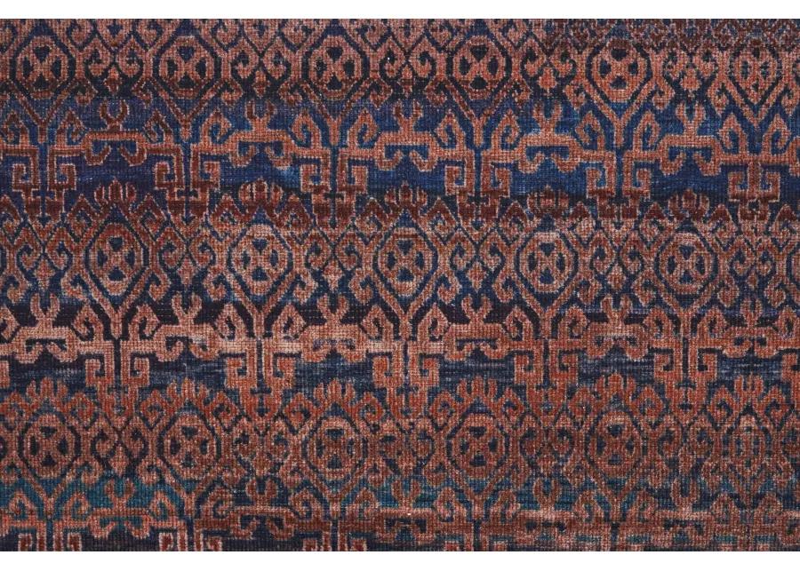 Voss 39H4F Red/Brown/Blue 8'10" x 12' Rug