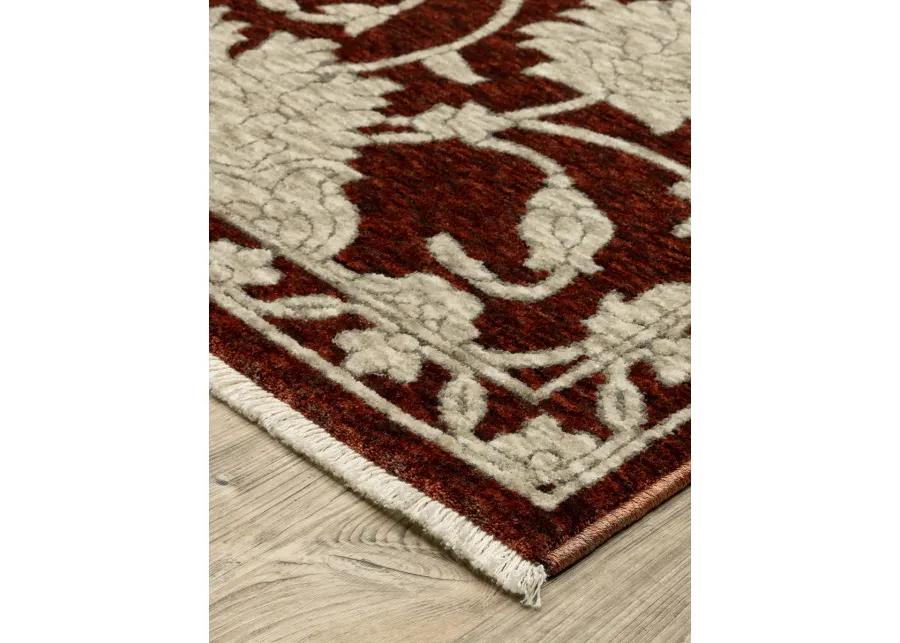 Capella 2'3" x 7'6" Red Rug