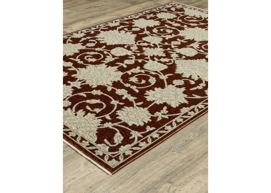 Capella 2'3" x 7'6" Red Rug