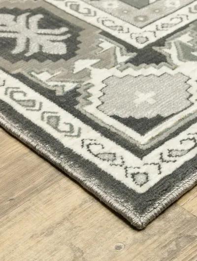 Ellington 3'10" x 5'5" Grey Rug