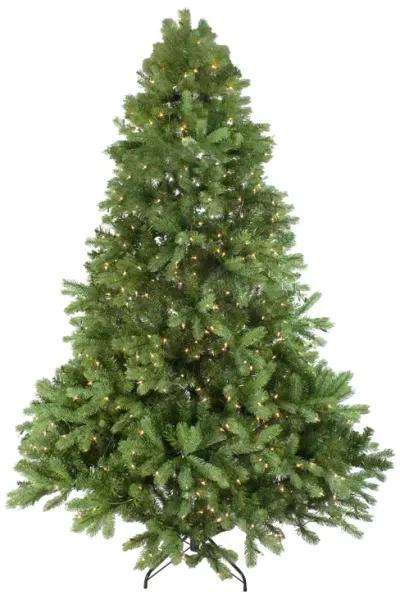 6.5' Pre-Lit Full Noble Fir Artificial Christmas Tree - Clear Lights