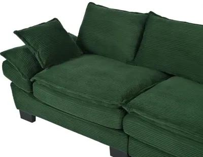 Merax Corduroy Fabric Sofa Couch