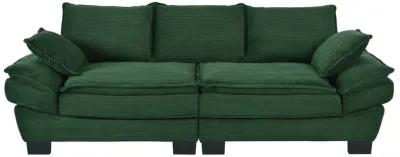 Merax Corduroy Fabric Sofa Couch