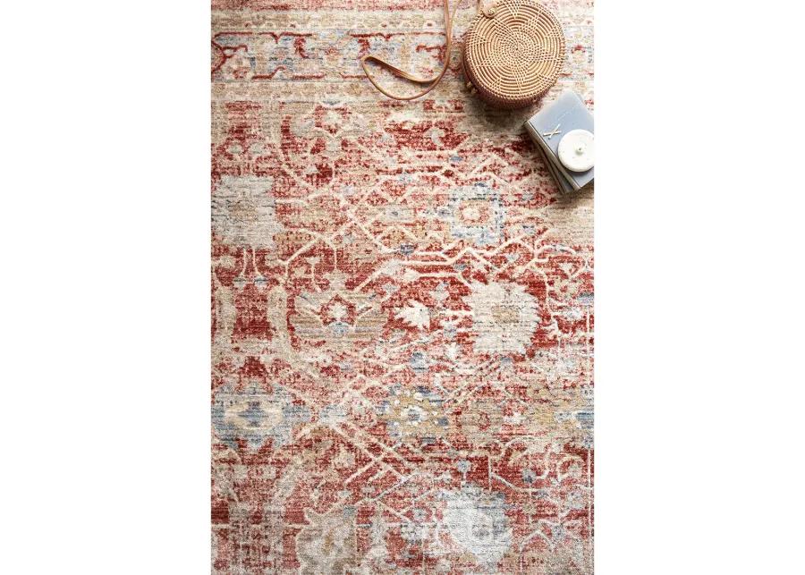 Claire Red/Ivory 9'6" x 13' Rug