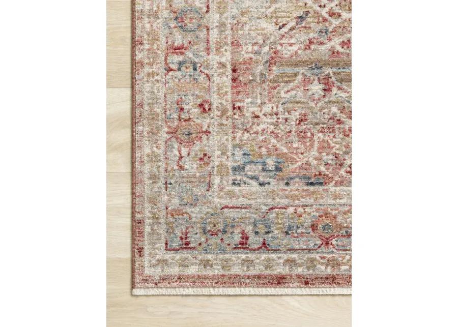 Claire Red/Ivory 9'6" x 13' Rug