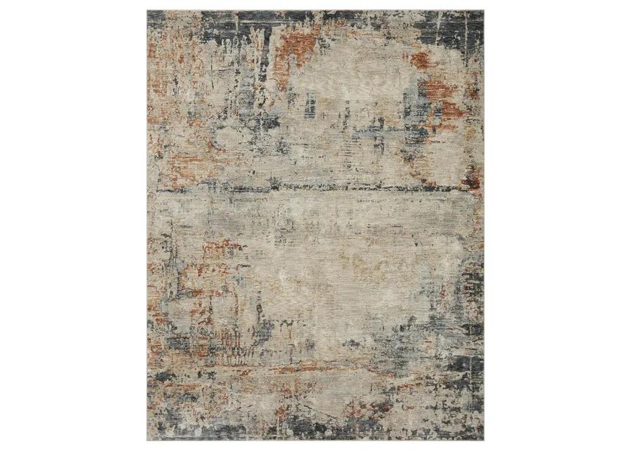 Axel AXE05 Stone/Multi 6'7" x 9'10" Rug