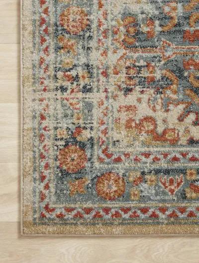 Jocelyn JOC03 Mist/Multi 6'7" x 9'7" Rug