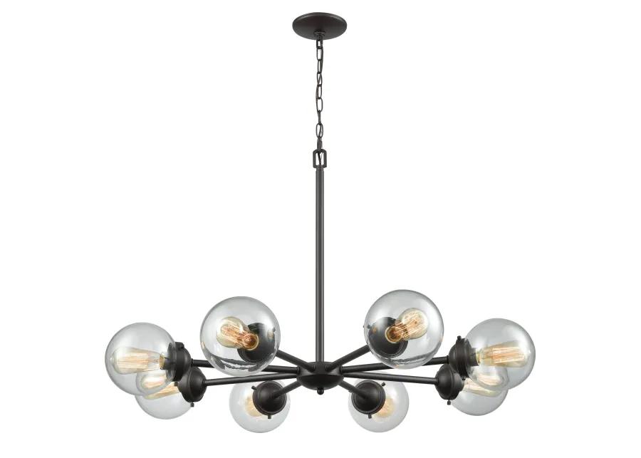 Beckett 37'' Wide 8-Light Chandelier