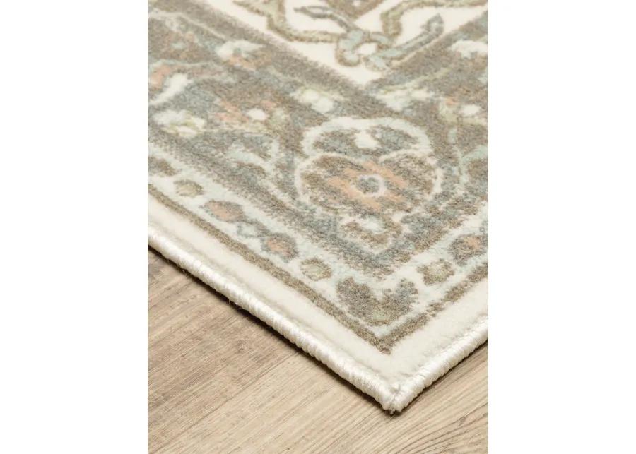 Capistrano 2'3" x 7'6" Ivory Rug