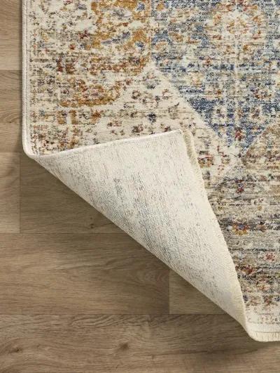 Sorrento SOR02 Ivory/Multi 6'7" x 9'10" Rug