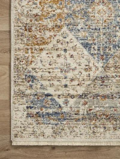 Sorrento SOR02 Ivory/Multi 6'7" x 9'10" Rug