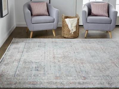 Marquette 3778F Gray/Ivory/Orange 2'8" x 8' Rug