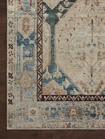 Lenna LEA05 Denim/Sand 7'6" x 9'6" Rug