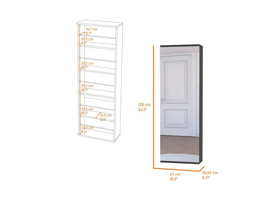 Baylon 4-Drawer 1-Shelf Dresser White