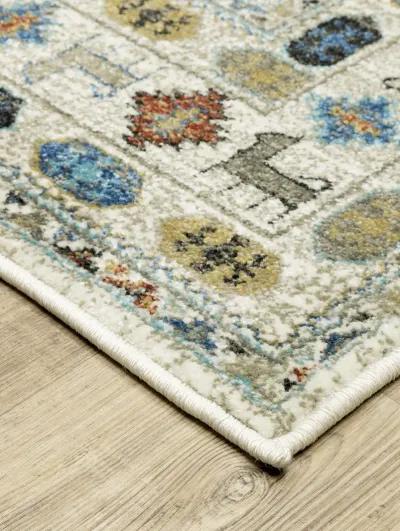 Venice 3'10" x 5'5" Ivory Rug