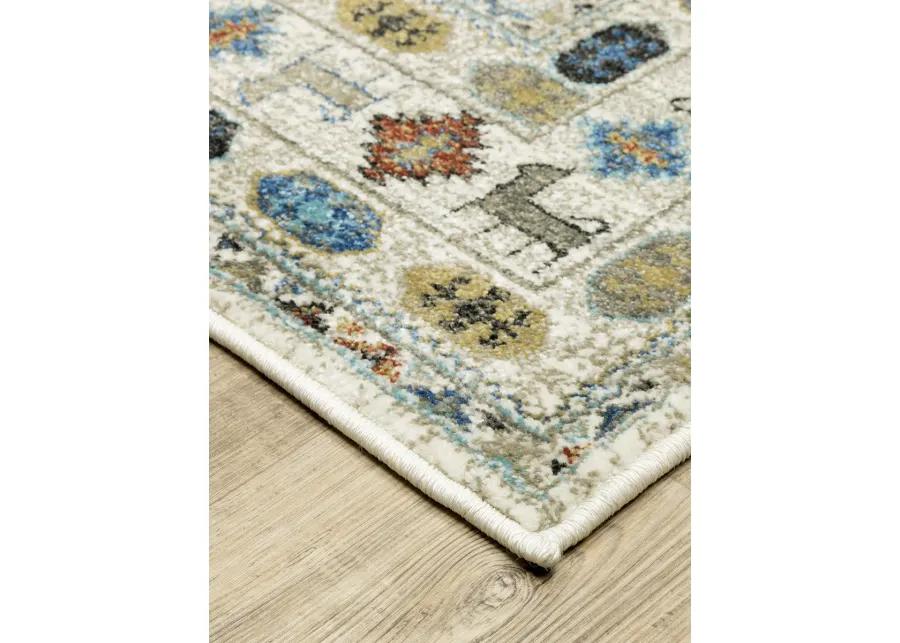 Venice 3'10" x 5'5" Ivory Rug