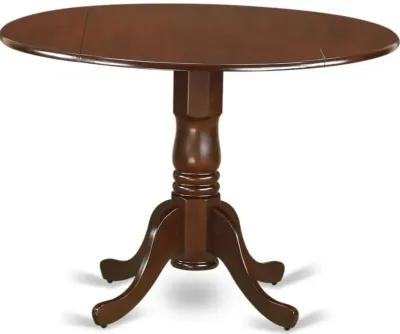 5 Piece Dining Room Set Consists of a Round Kitchen Table with Dropleaf