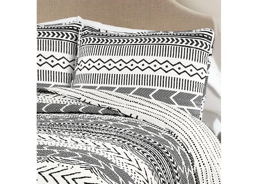 QuikFurn 3 Piece Scandinavian Reversible Cotton Set