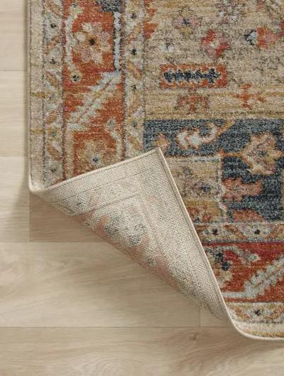 Jocelyn JOC01 Sand/Multi 5'5" x 7'6" Rug