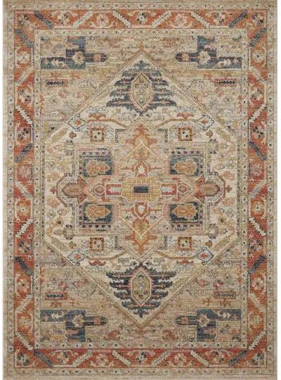 Jocelyn JOC01 Sand/Multi 5'5" x 7'6" Rug