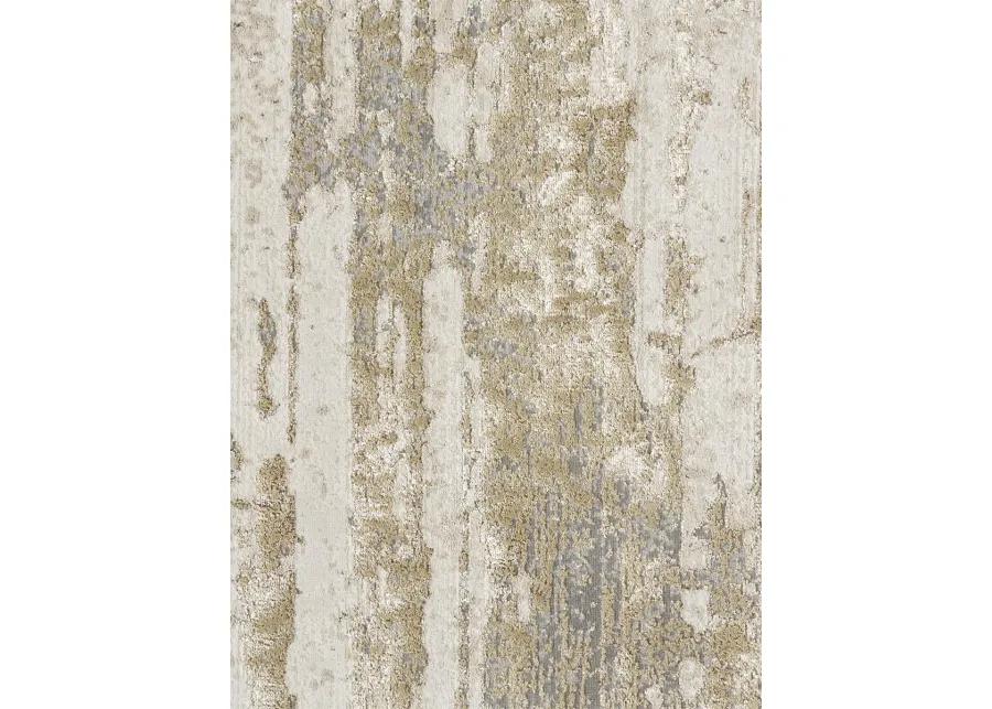 Aura 3567F 3'11" x 6' Ivory/Gold/Gray Rug