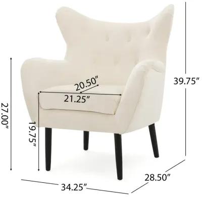 Merax Mid-century Upholstered Accent Chair