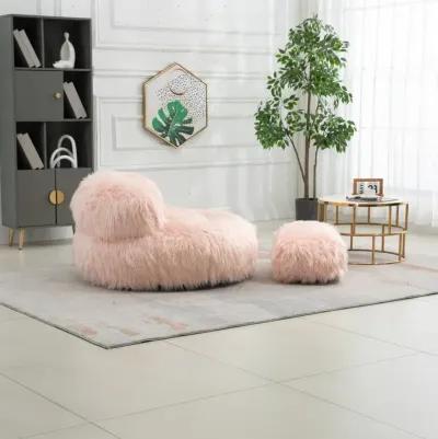 Faux Fur Bean Bag Chair: Durable Comfort for Adults & Kids