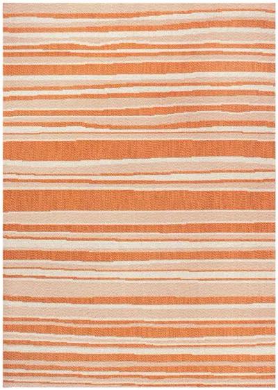 Castara Wavy Stripe Modern Indoor/Outdoor Area Rug