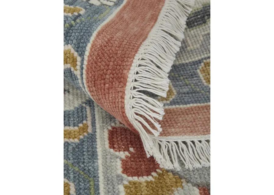 Karina 69G4F 7'9" x 9'9" Red/Gray/Ivory Rug