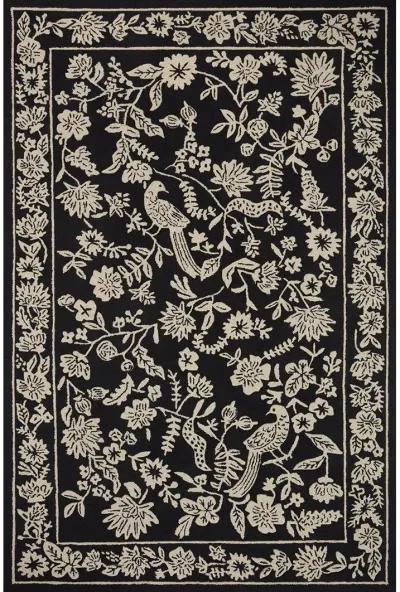 Arboretum ARB01 Black 5' x 7'6" Rug