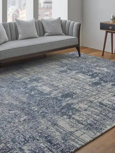 Eastfield 69AEF 3' x 5' Blue/Ivory Rug