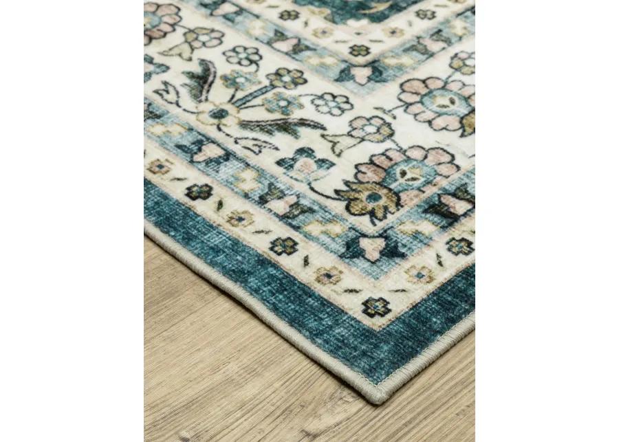 Sumter 2' x 3' Teal Rug